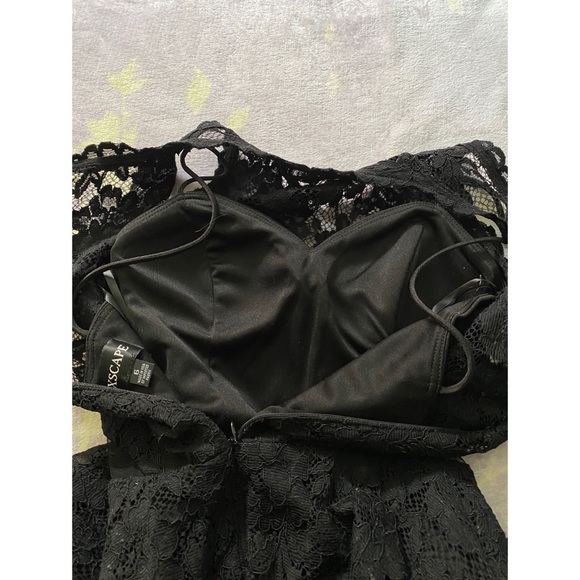 Xscape Black Lace Dress - Picture 5 of 6